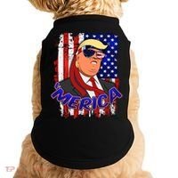 Merica Donald Trump Doggie Tank thumb 0