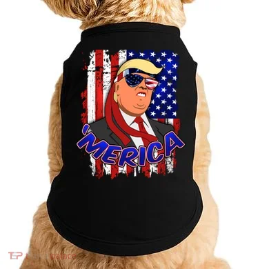 Merica Donald Trump Doggie Tank