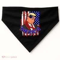 Merica Donald Trump USA-Made Doggie Bandana thumb 0