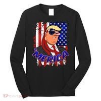 Merica Donald Trump Long Sleeve Shirt thumb 0