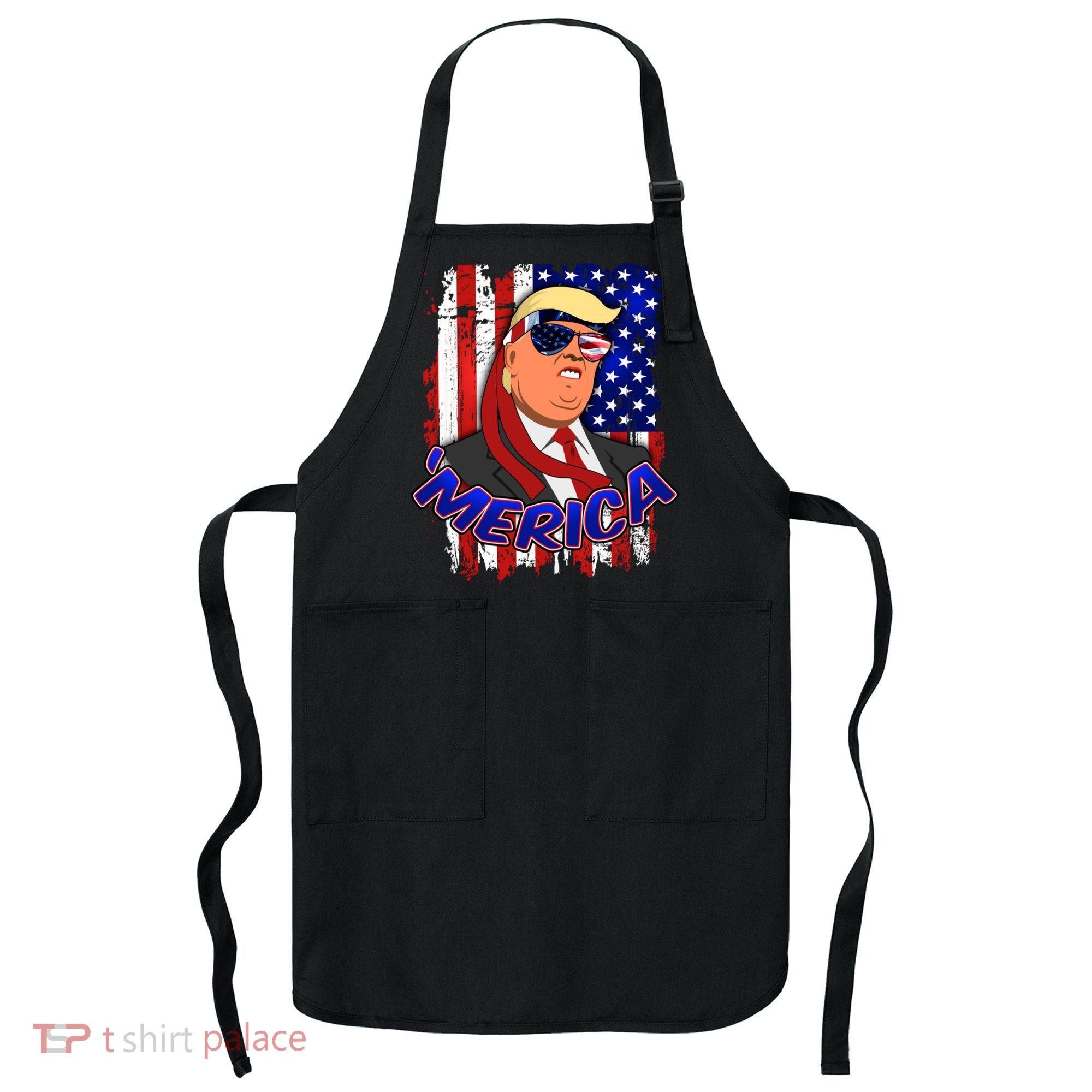 Merica Donald Trump Apron