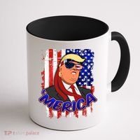 Merica Donald Trump Coffee Mug thumb 1