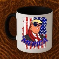 Merica Donald Trump Coffee Mug thumb 2