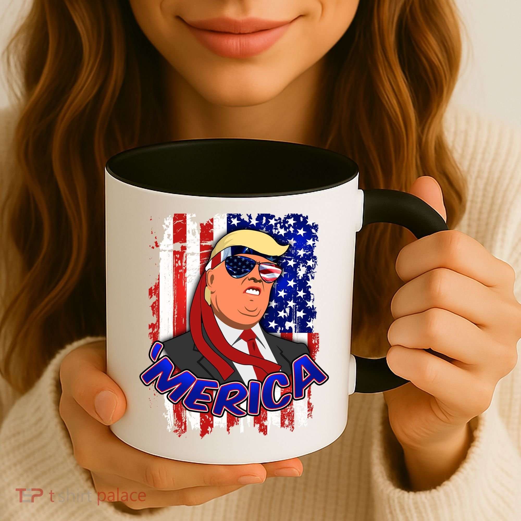 Merica Donald Trump Coffee Mug