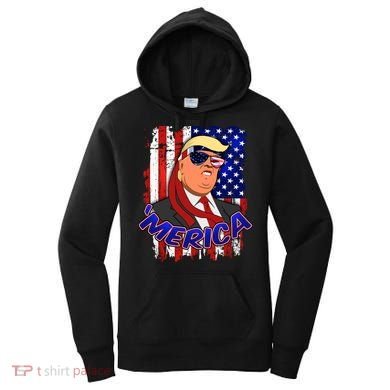 Merica Donald Trump Women's Hoodie