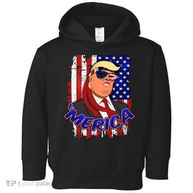 Merica Donald Trump Toddler Hoodie
