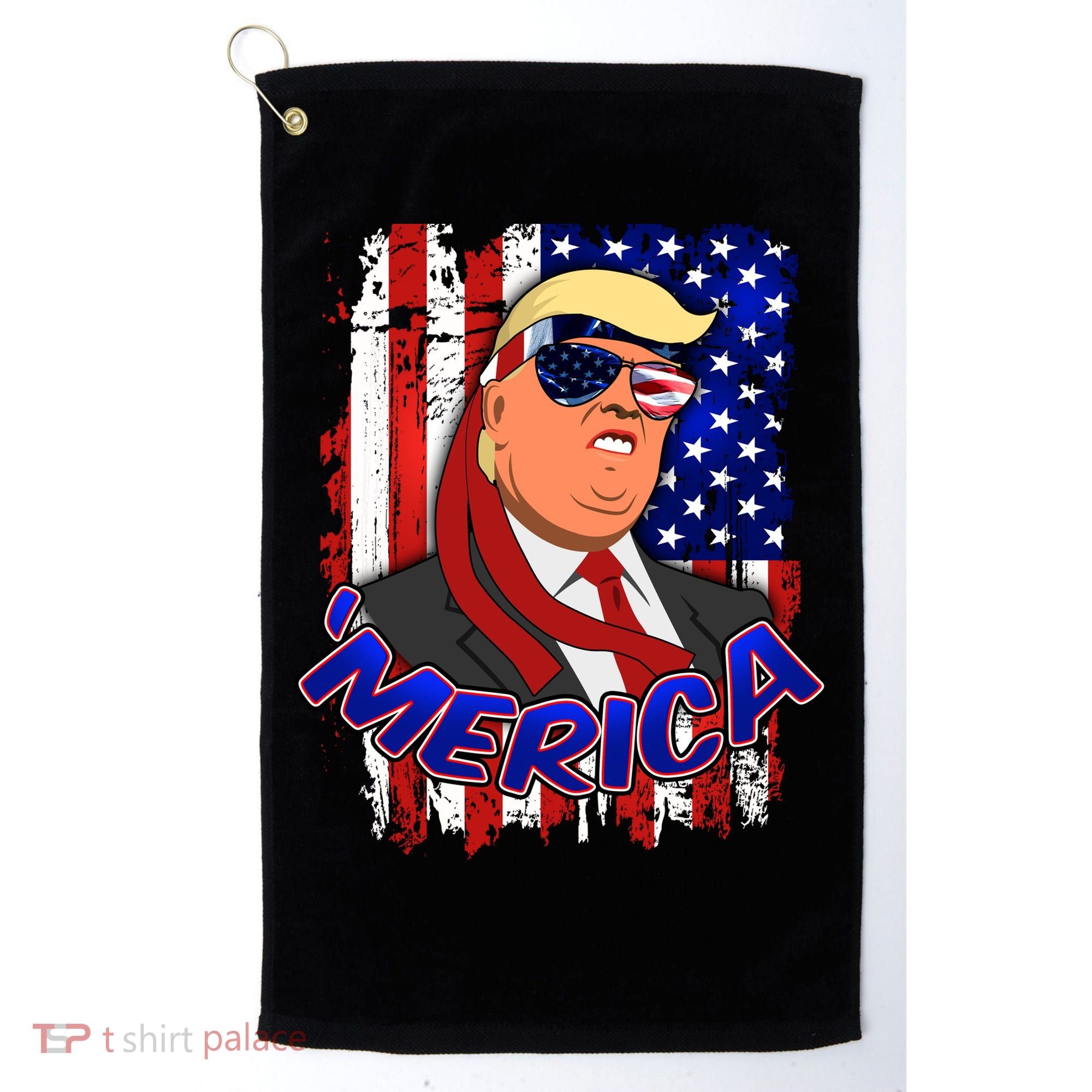 Merica Donald Trump Golf Towel