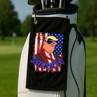 Merica Donald Trump Golf Towel thumb 2