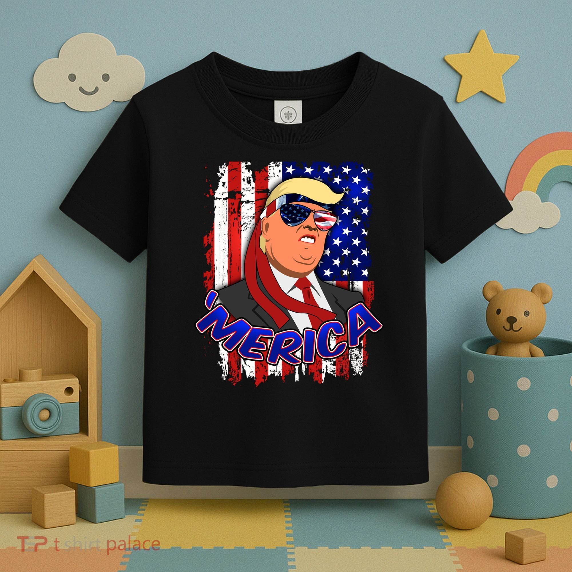 Merica Donald Trump Toddler T-Shirt