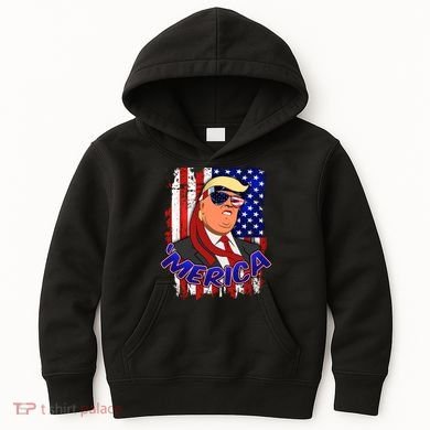 Merica Donald Trump Kids Hoodie