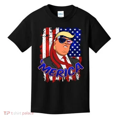 Merica Donald Trump Kids T-Shirt