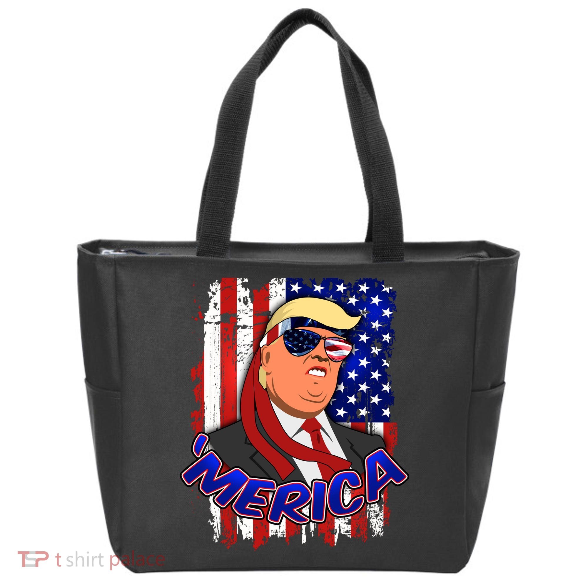 Merica Donald Trump Tote Bag