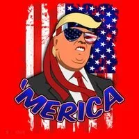 Merica Donald Trump Santa Hat thumb 1