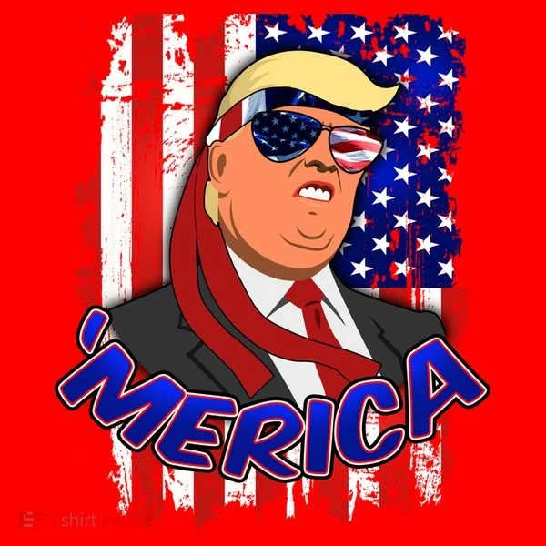 Merica Donald Trump Santa Hat