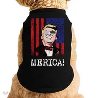 Merica Donald Trump USA Doggie Tank thumb 0