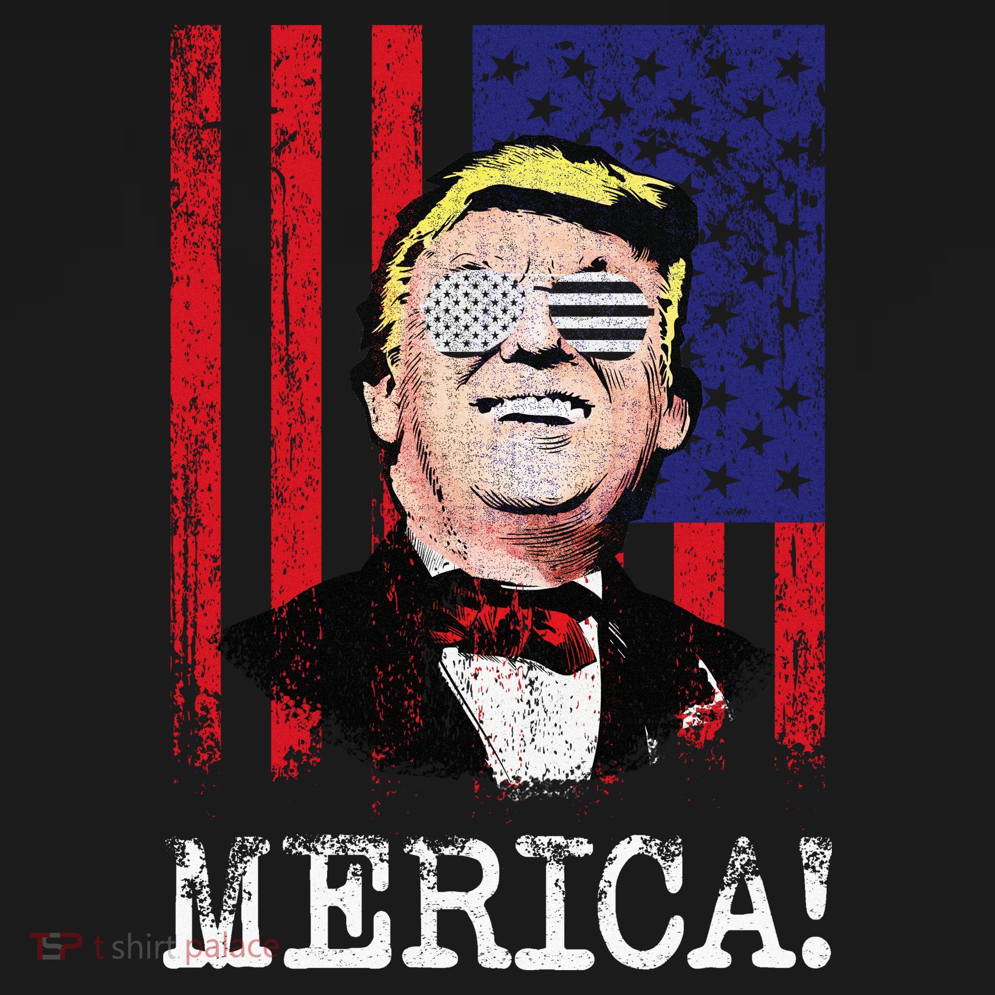 Merica Donald Trump USA Doggie Tank
