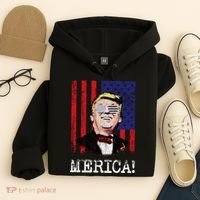 Merica Donald Trump USA Hoodie thumb 4