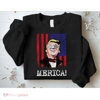 Merica Donald Trump USA Sweatshirt thumb 2