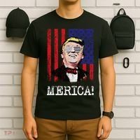 Merica Donald Trump USA T-Shirt thumb 6