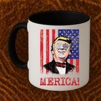 Merica Donald Trump USA Coffee Mug thumb 2