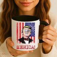 Merica Donald Trump USA Coffee Mug thumb 3