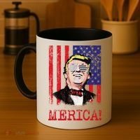 Merica Donald Trump USA Coffee Mug thumb 4