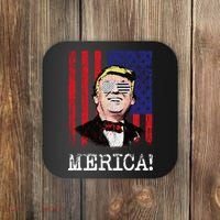 Merica Donald Trump USA Coaster thumb 0