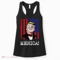 Merica Donald Trump USA Women's Tank Top thumb 0
