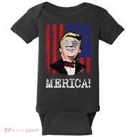 Merica Donald Trump USA Baby Bodysuit thumb 0