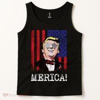 Merica Donald Trump USA Tank Top thumb 2