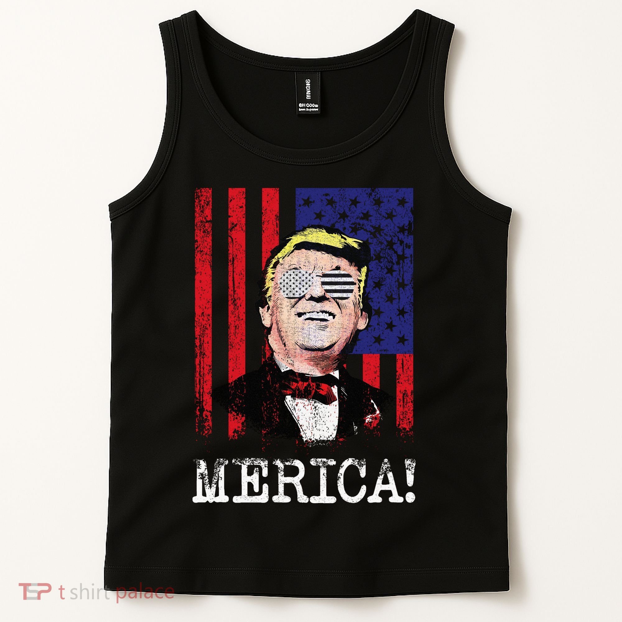 Merica Donald Trump USA Tank Top