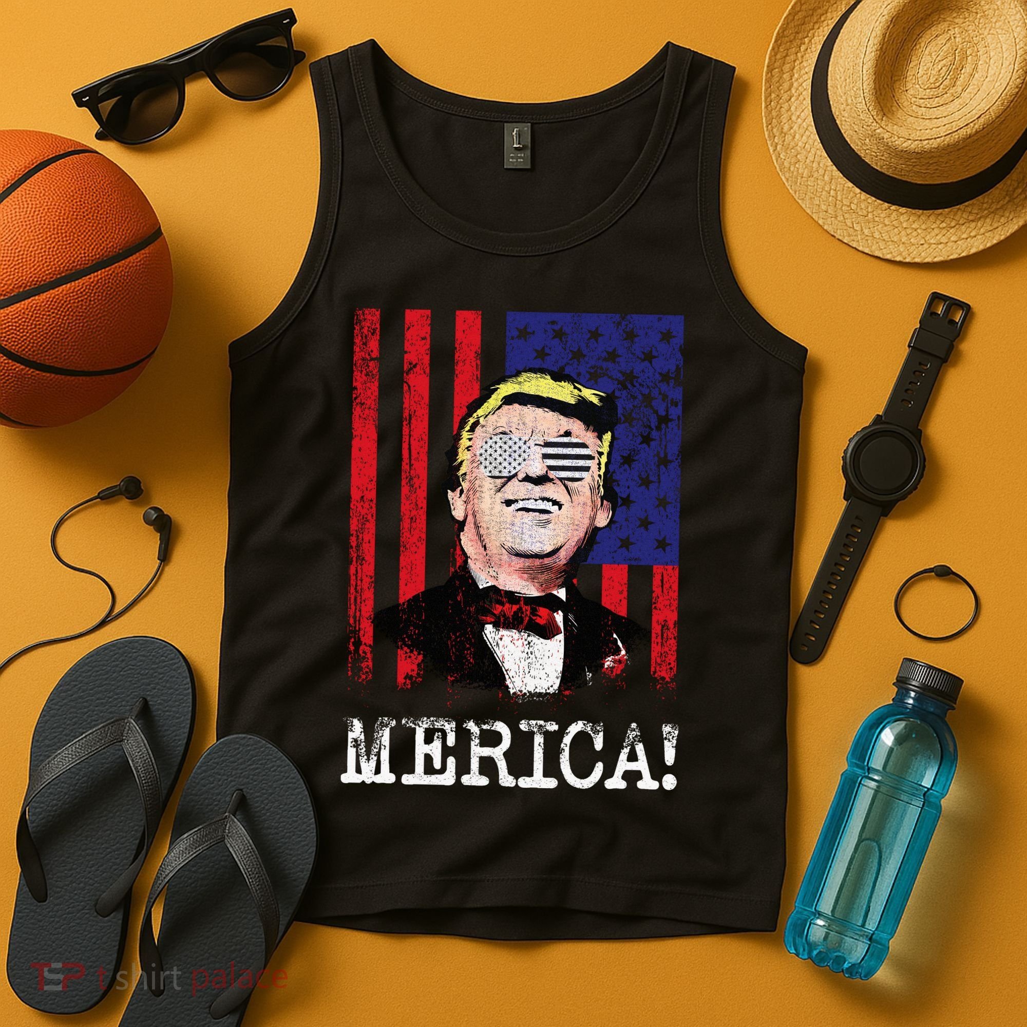 Merica Donald Trump USA Tank Top
