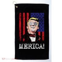 Merica Donald Trump USA Golf Towel thumb 0