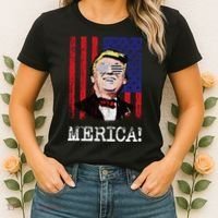 Merica Donald Trump USA Women's T-Shirt thumb 2