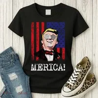 Merica Donald Trump USA Women's T-Shirt thumb 3