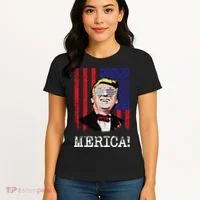 Merica Donald Trump USA Women's T-Shirt thumb 4