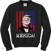 Merica Donald Trump USA Kids Sweatshirt thumb 0