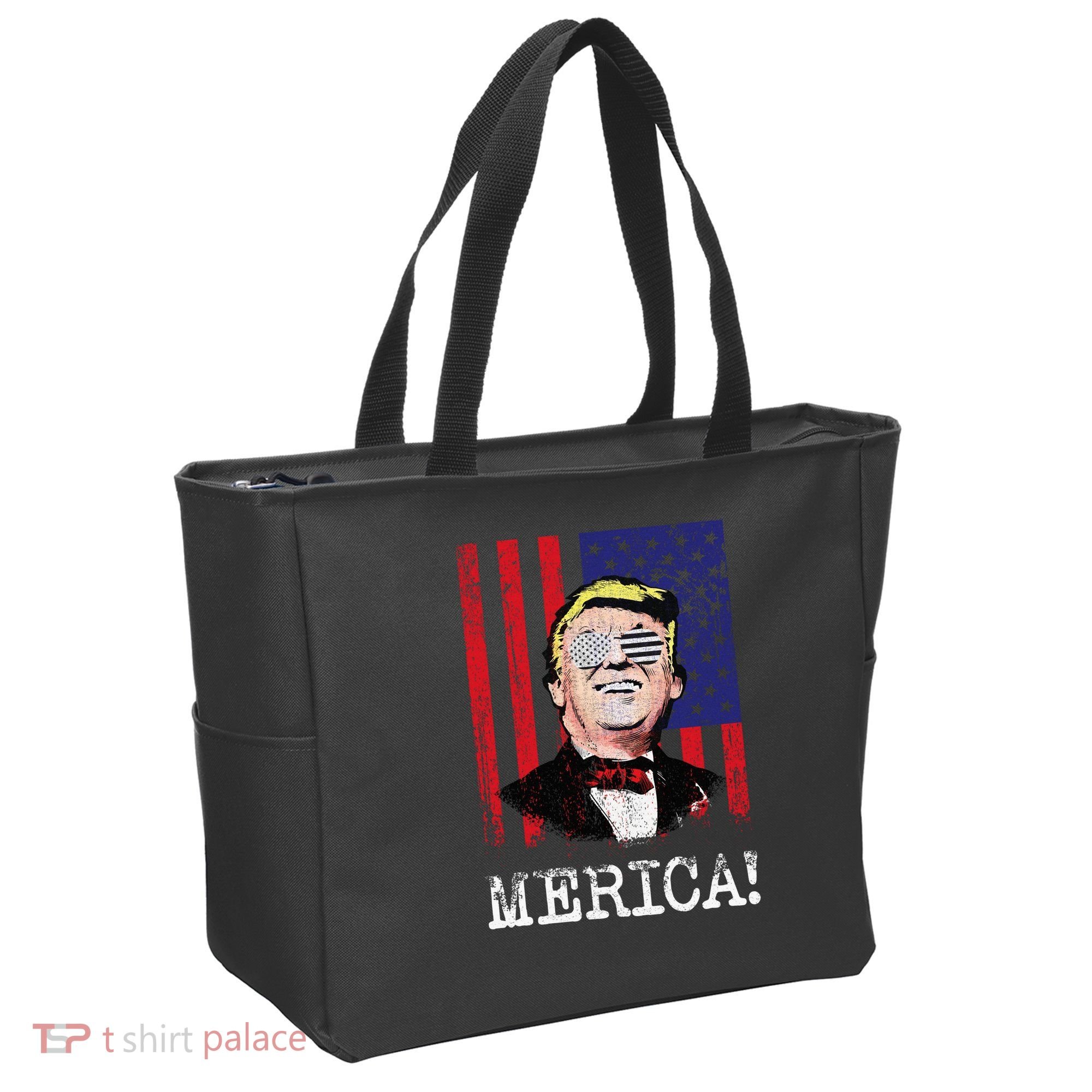 Merica Donald Trump USA Tote Bag