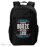 Merica Drinkin' Booze And Refusin' To Lose Backpack thumb 0