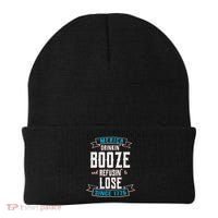 Merica Drinkin' Booze And Refusin' To Lose Beanie thumb 0