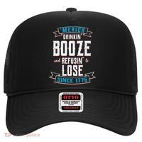 Merica Drinkin' Booze And Refusin' To Lose Hat thumb 0