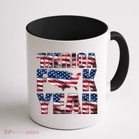 Merica Fck Yeah Coffee Mug thumb 1