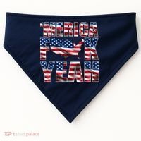 Merica Fck Yeah USA-Made Doggie Bandana thumb 0
