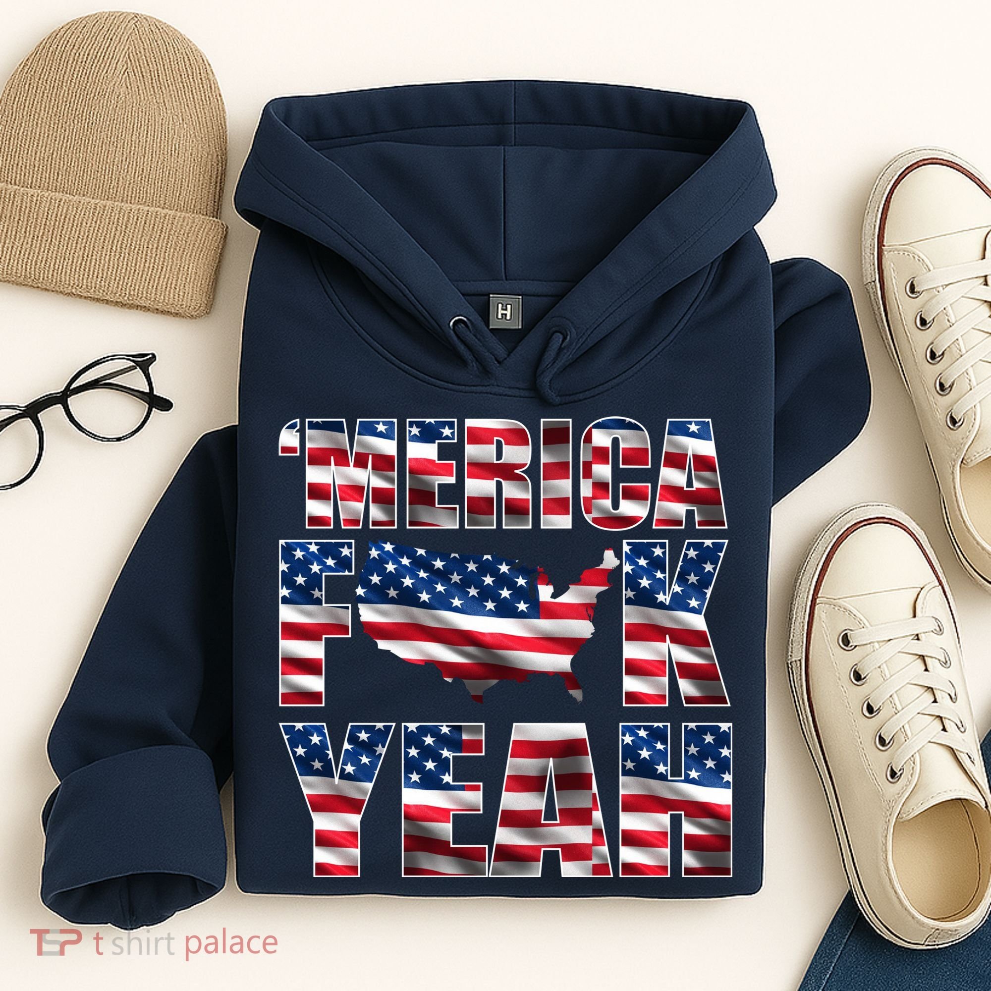Merica Fck Yeah Hoodie
