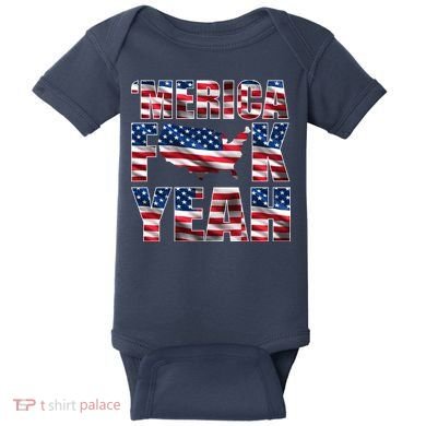 Merica Fck Yeah Baby Bodysuit