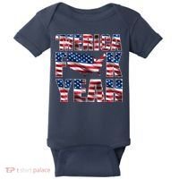 Merica Fck Yeah Baby Bodysuit thumb 0