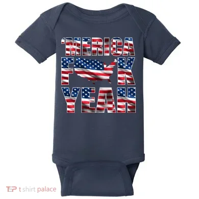 Merica Fck Yeah Baby Bodysuit