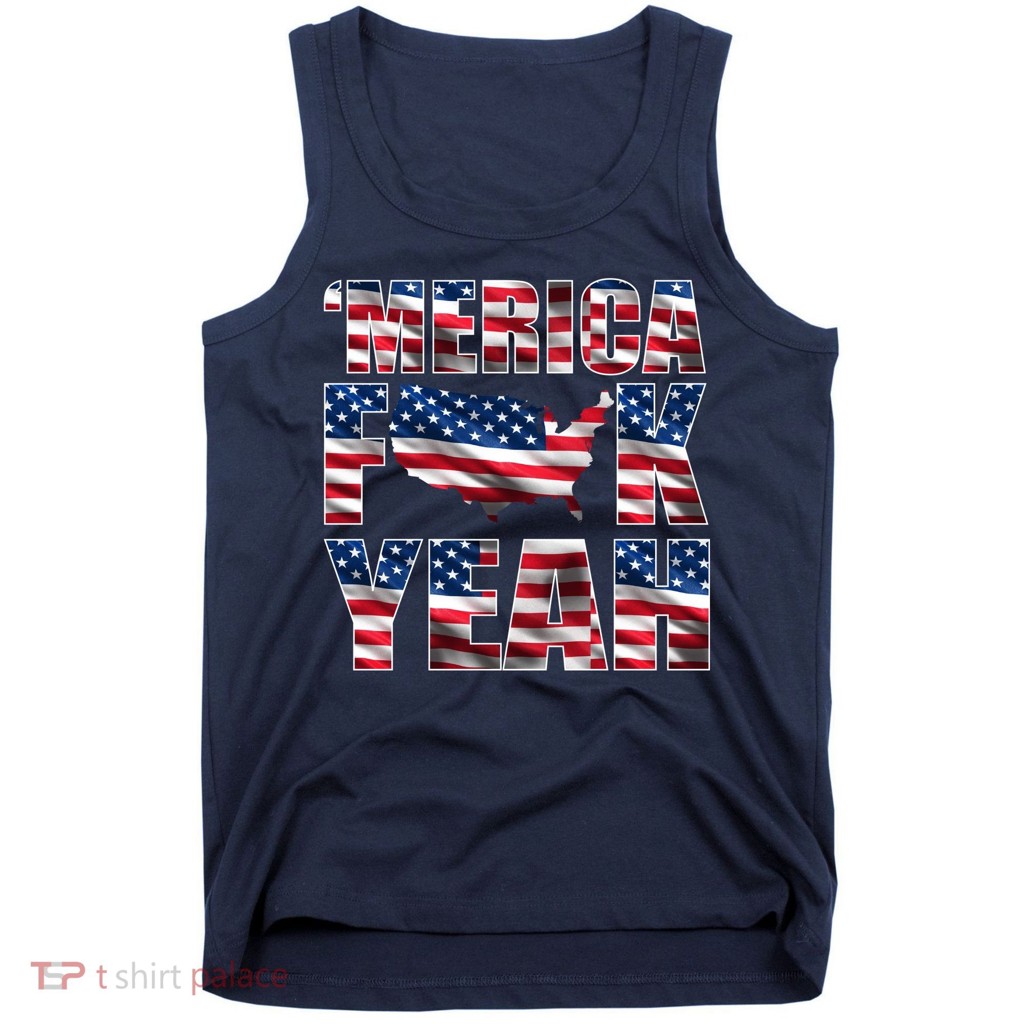 Merica Fck Yeah Tank Top