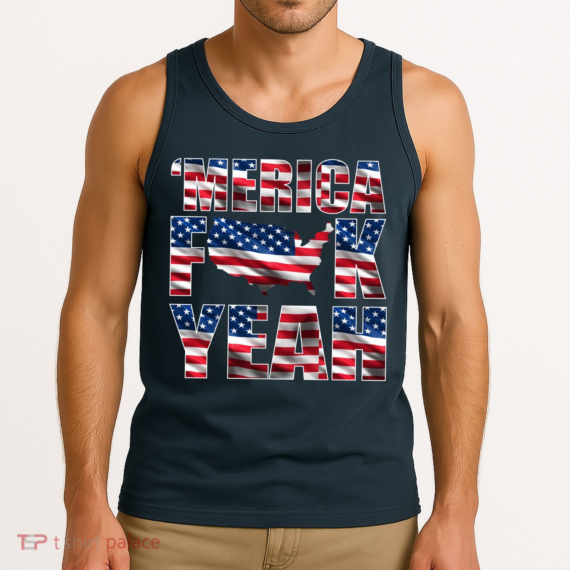 Merica Fck Yeah Tank Top