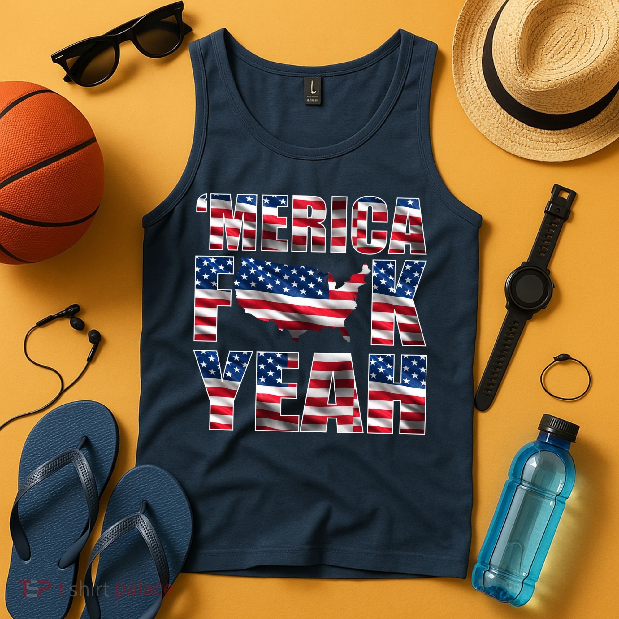 Merica Fck Yeah Tank Top